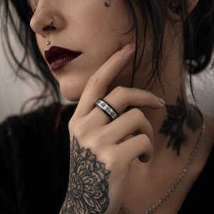 Bague « I Love You » en acier inoxydable Taille 60