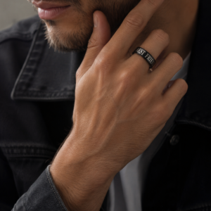 Bague « Best Friend » en acier inoxydable - Taille 69