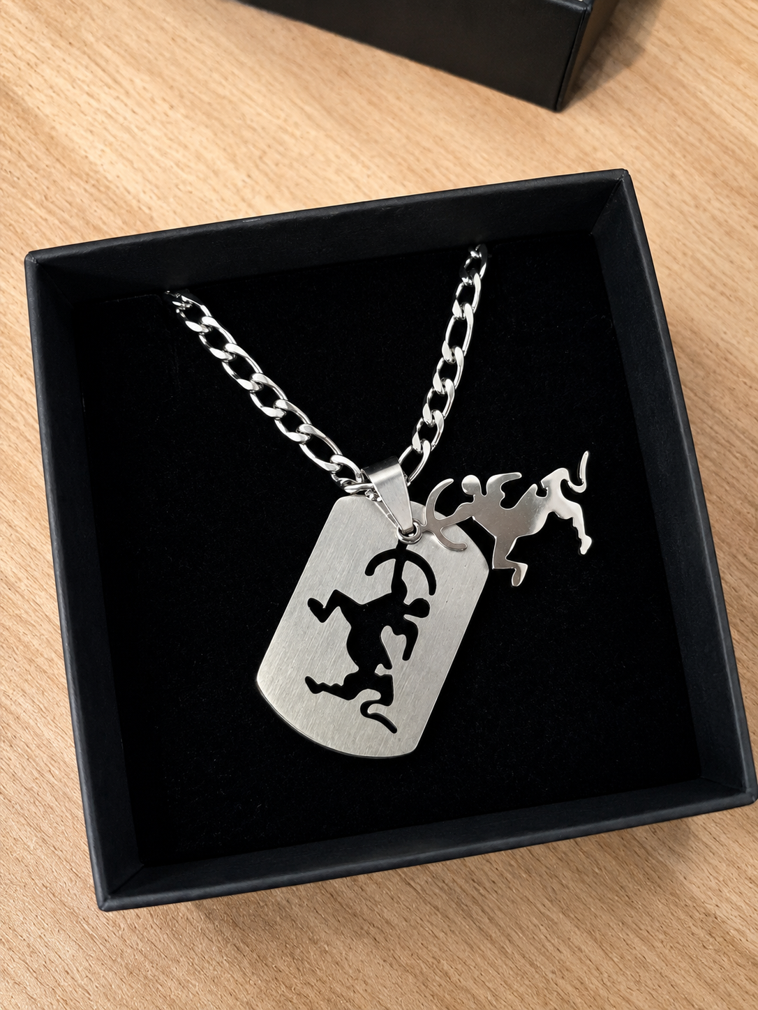 Collier Astro Sagittaire – Pendentif Zodiaque Acier Inoxydable – Image 3