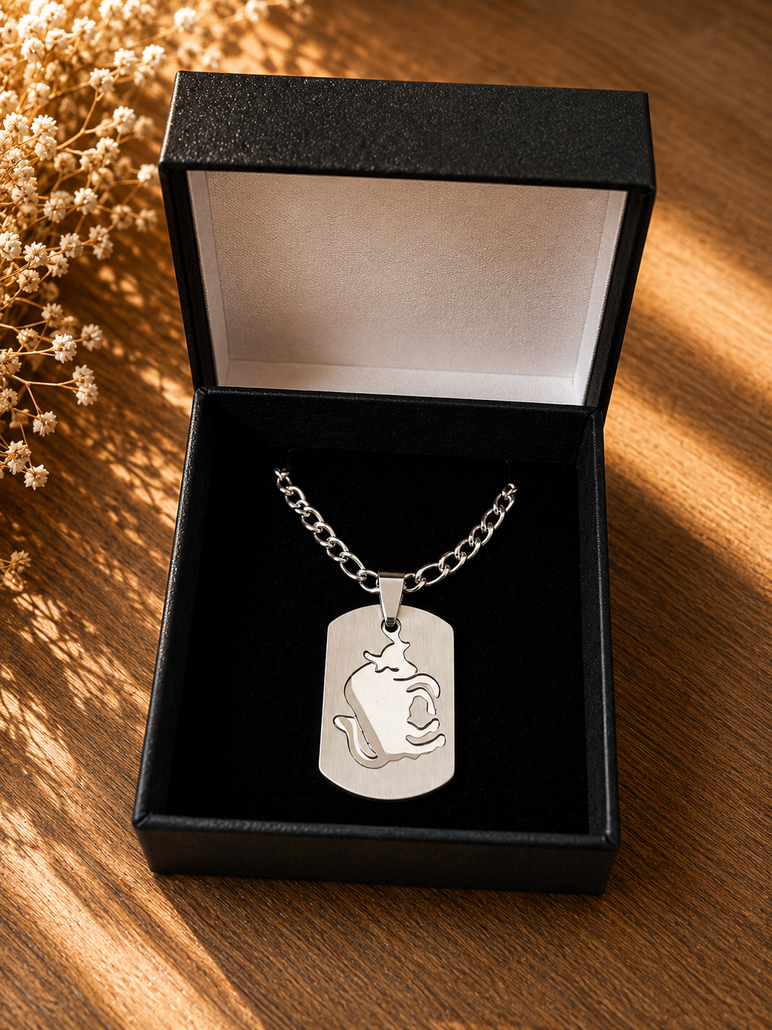 Collier Astro Taureau – Pendentif Signe du Zodiaque en Acier Inoxydable – Image 2