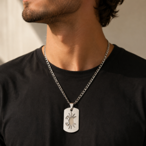 Collier Astro Cancer – Pendentif Zodiaque Acier Inoxydable
