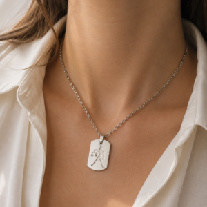 Collier Astro Balance – Pendentif Zodiaque Acier Inoxydable