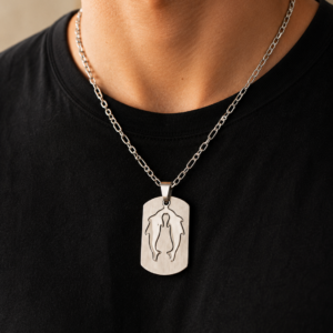 Collier Astro Poissons – Pendentif Zodiaque Acier Inoxydable