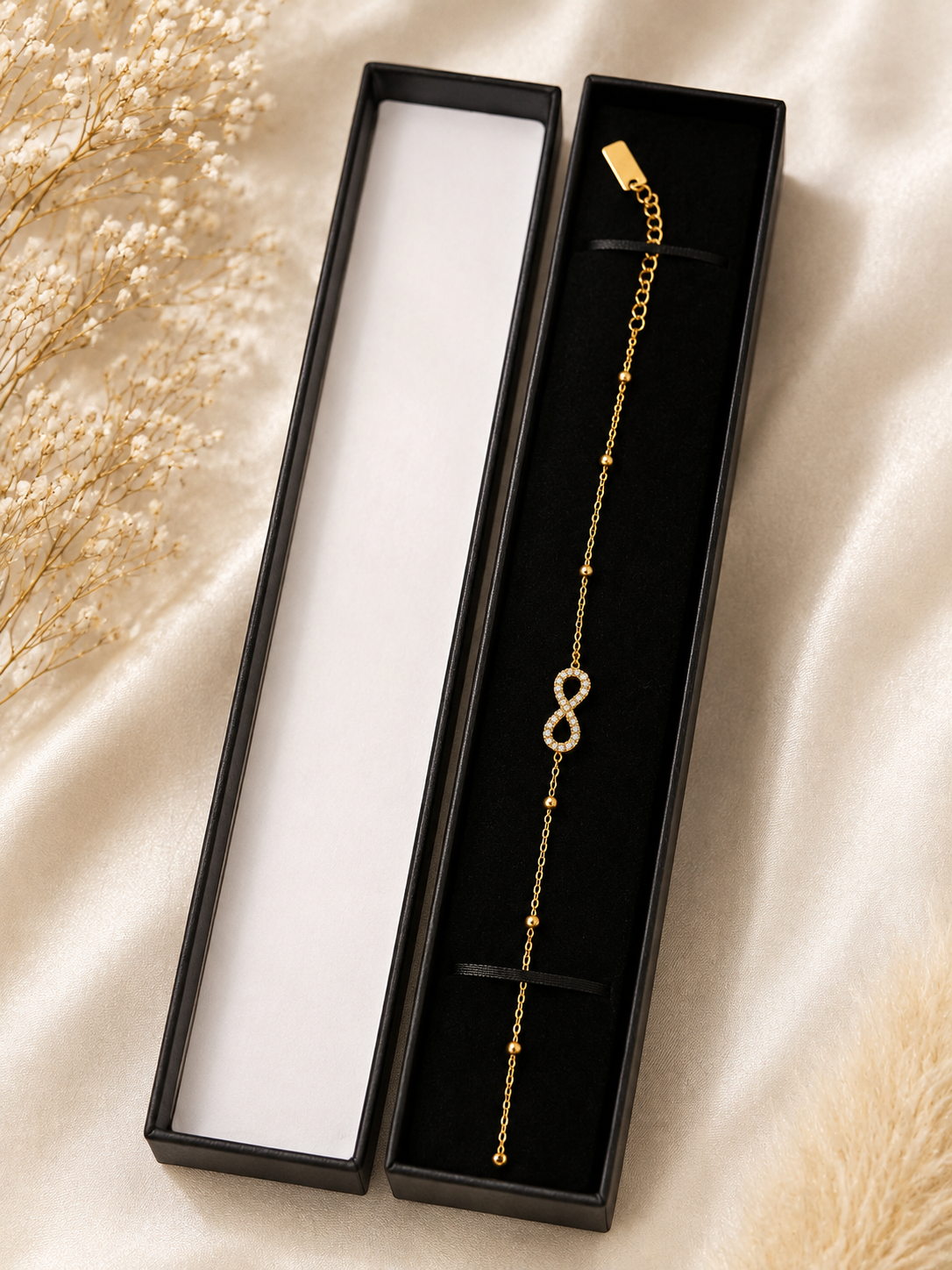Bracelet Infini Scintillant – Doré & Argenté – Image 2