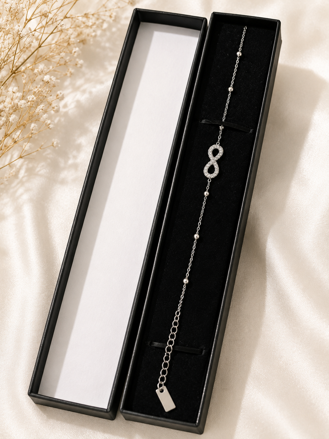 Bracelet Infini Scintillant – Doré & Argenté – Image 4